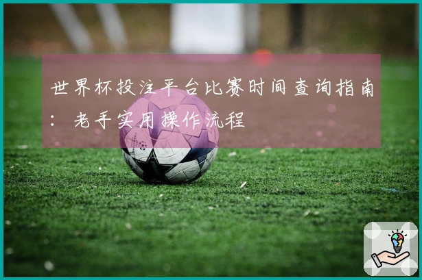 世界杯投注平台比赛时间查询指南：老手实用操作流程